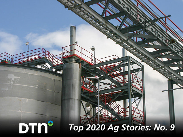 The ethanol industry faced a number of economic challenges throughout 2020. (DTN file photo by Elaine Shein)