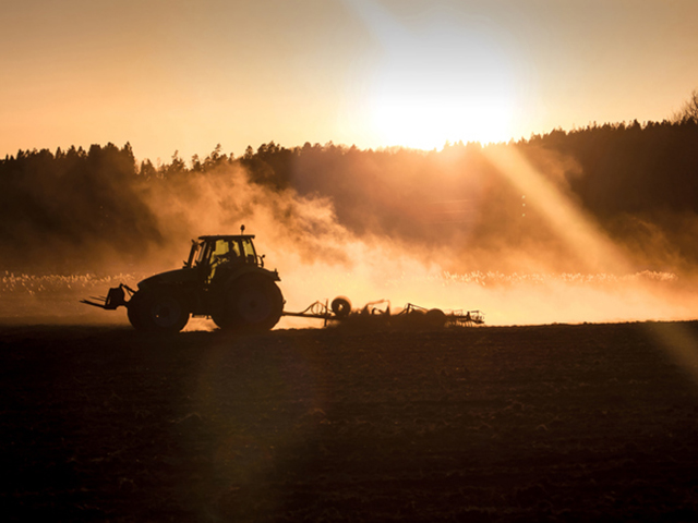 The total U.S. farm tractor sales number rose 12.8% in August compared to 2019, according to the Association of Equipment Manufacturers' latest monthly sales report. (DTN/Progressive Farmer file photo)