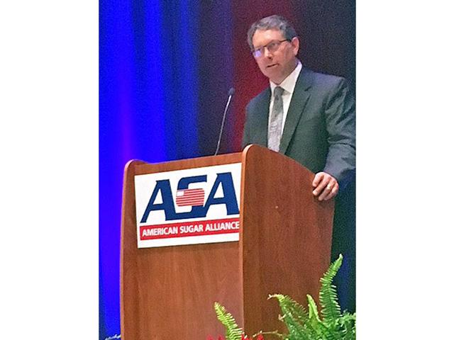 Gregg Doud, speaking to the American Sugar Alliance in 2019, raised concern in a virtual event on Friday that Vice President Joe Biden might walk away from the China phase-one deal if he is elected. (DTN file photo) 