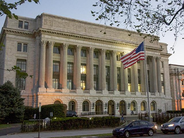 Congress approved a spending bill to keep the federal government operating through the end of the fiscal year. For USDA, the bill includes disaster-aid provisions for farmers and livestock producers who suffered losses in 2022. Pictured is the USDA Whitten building in Washington, D.C. (DTN file photo by Nick Scalise)  